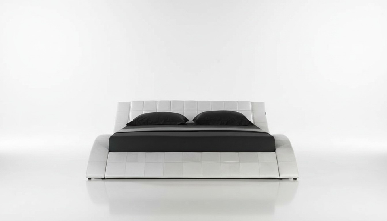 Bett Silber Schlafzimmer JV Möbel Liegefläche 180x200 Schlafzimmer Kunstleder