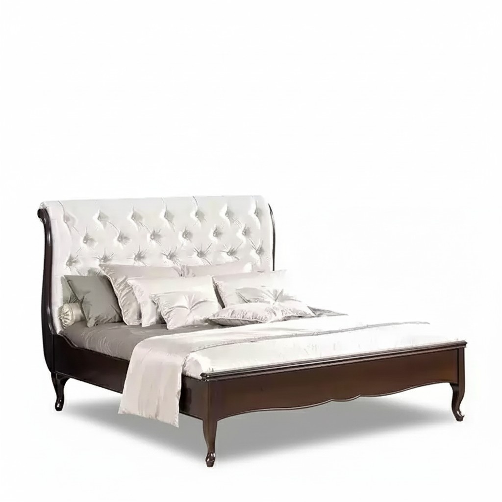 Bett Stoff Design Doppel Betten Luxus Modernes Hotel Gestell Schlaf Zimmer