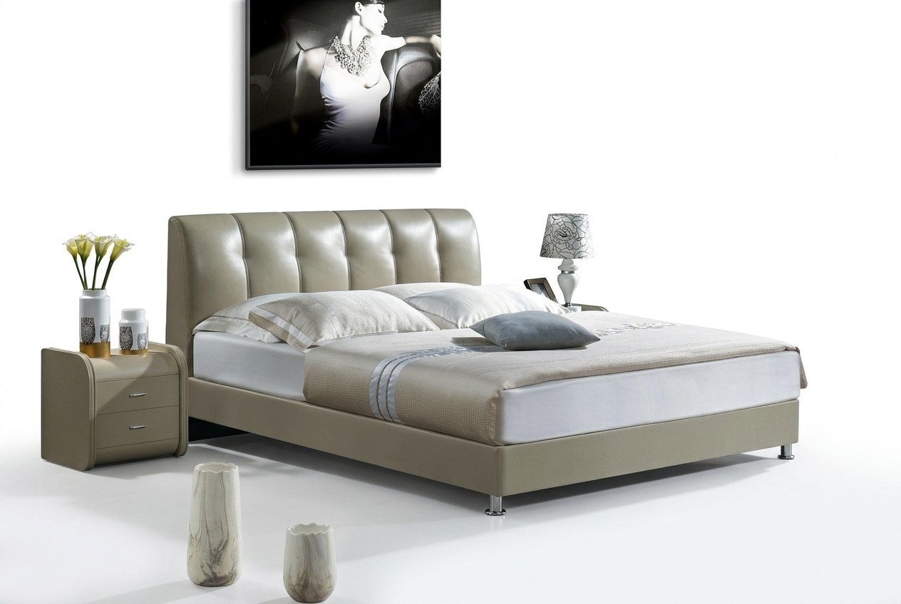 Bett Textil 2x Nachttisch 3 tlg. Schlafzimmer Set Möbel Modern Luxus Betten Neu.