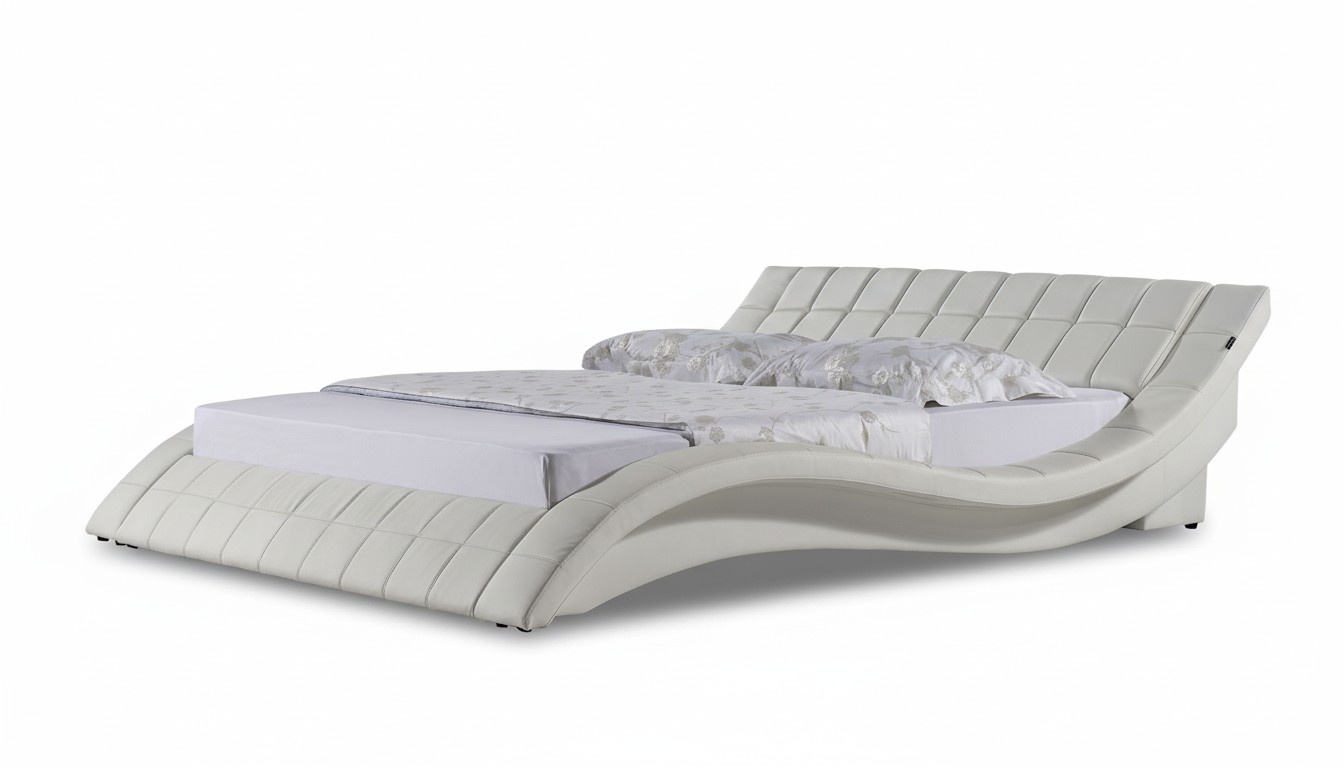 Betten Ehe 180x200cm Schlaf Zimmer Leder Doppel Bett Polster Design