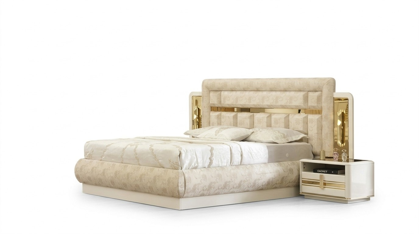 Betten Nachttische Schlafzimmer Einrichtung Schlafzimmermöbel Möbel Ensemble