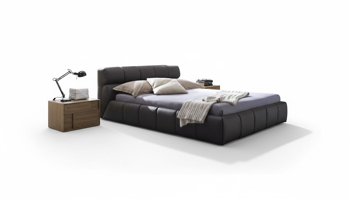 Betten Schlaf Zimmer Leder 180x200cm Neu Bett Polster Design Luxus