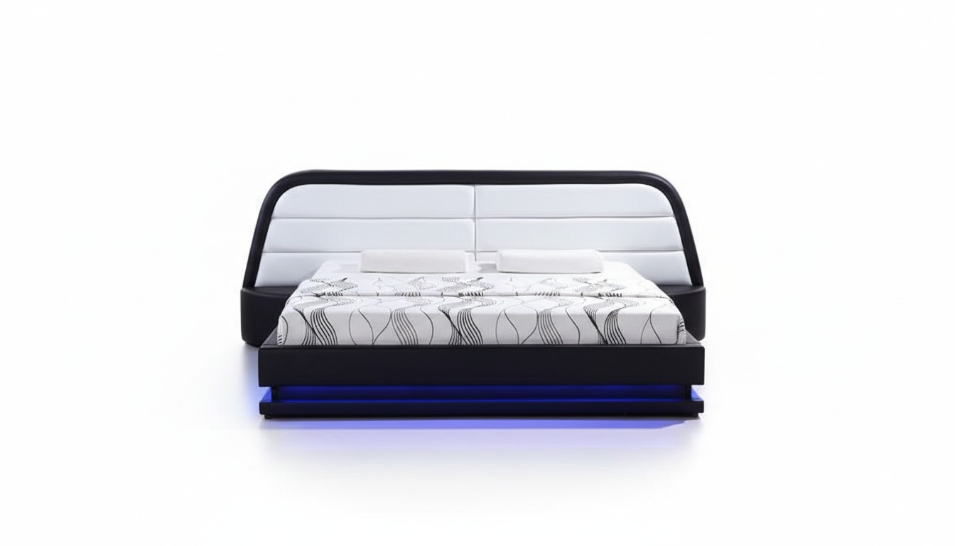 Betten Textil Leder Hotel Luxus Polster Design Holz Designer Bett