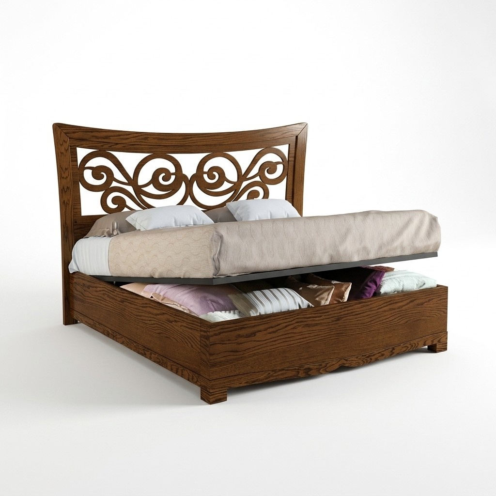 Bettgestelle Doppelbett Bett Luxus Betten Holz Bettrahmen Design 180x200 Neu