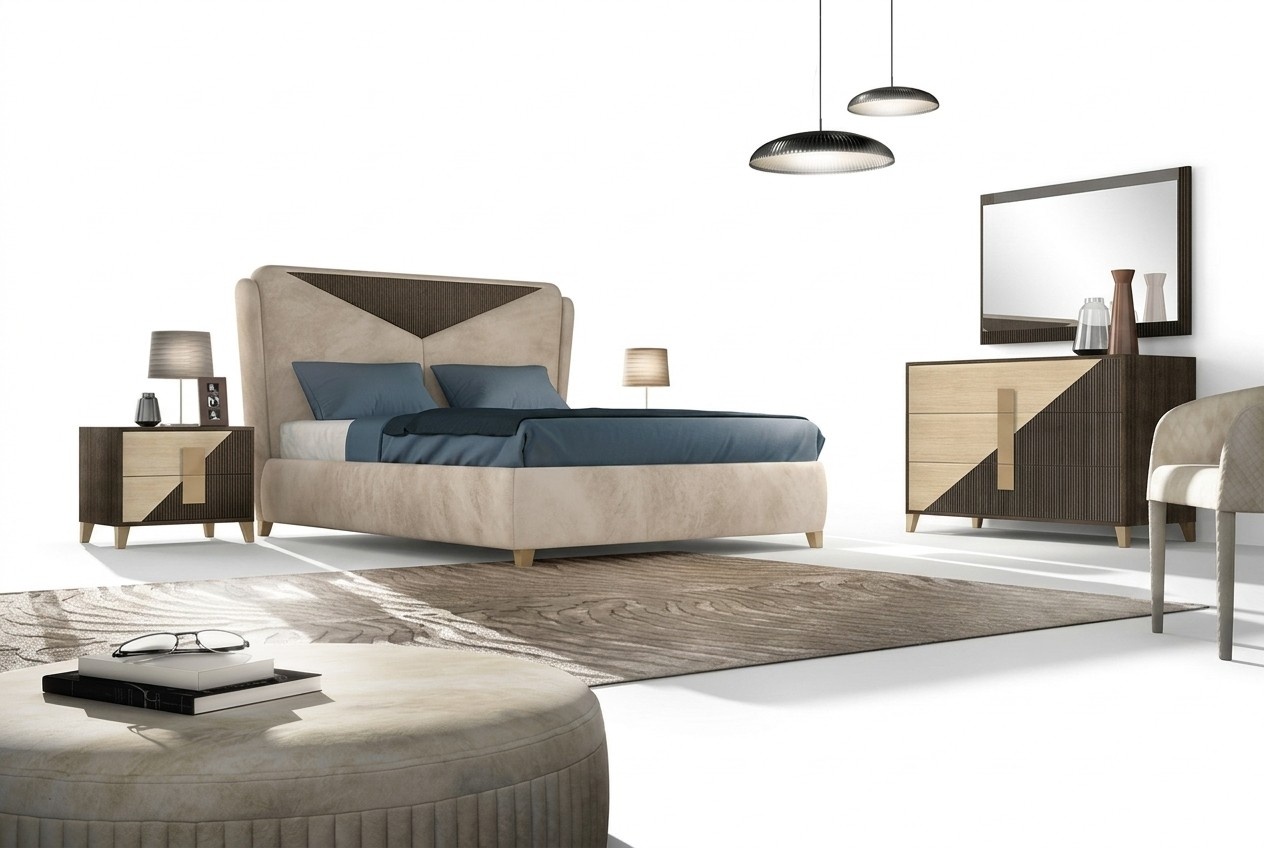 Bettrahmen Holz Beige Bett Luxus Möbel Doppelbetten Bettgestell Betten Doppel