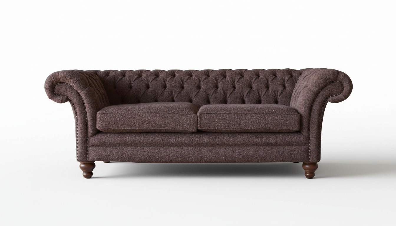Big Chesterfield englisch klassischer Stil Sofa Couch 3 Sitz Polster 230cm