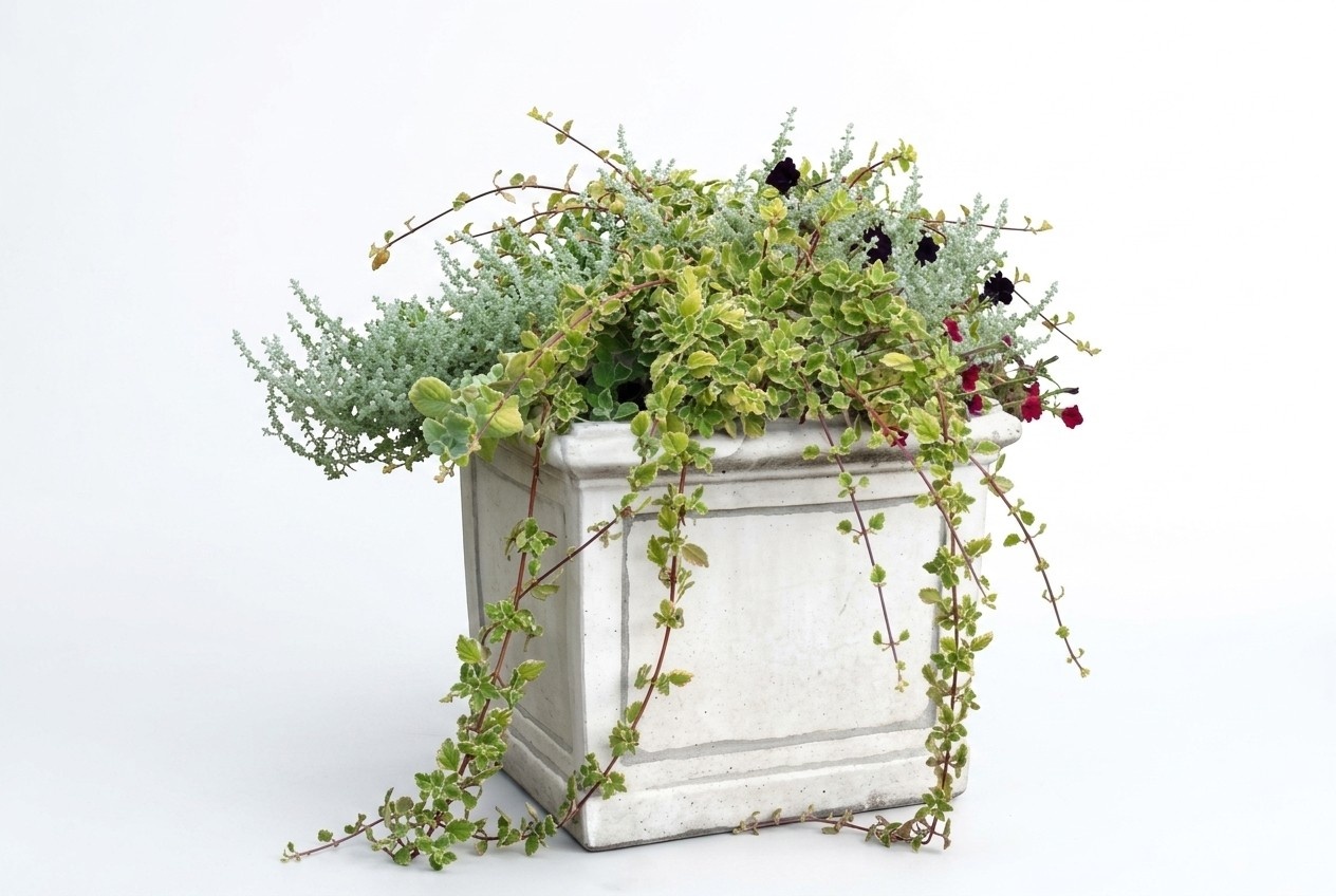 Blumenkübel Pflanz Kübel Dekoration Figur Blumentöpfe Garten Vasen