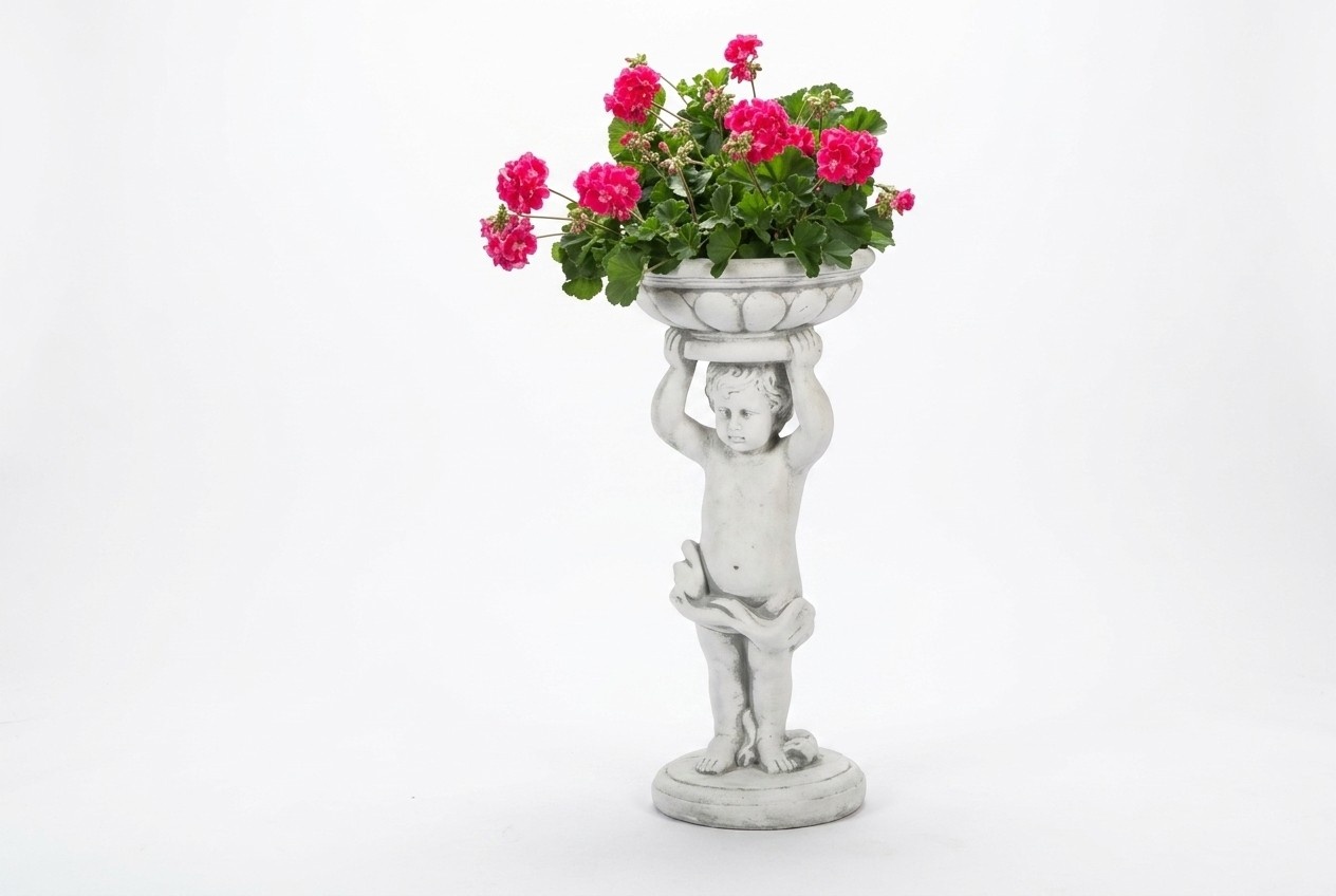 Blumenkübel Pflanz Kübel Dekoration Figur Blumentöpfe Garten Vasen