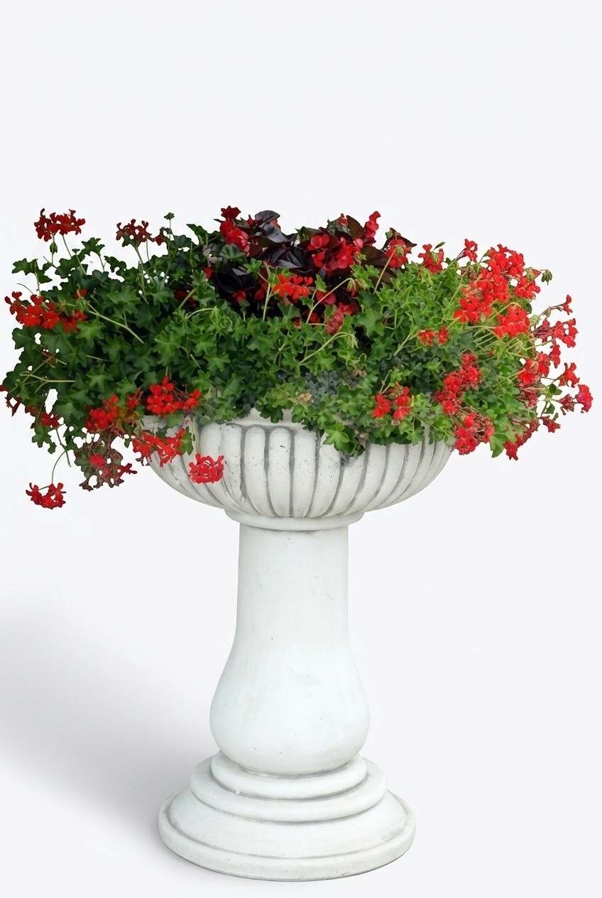 Blumenkübel Pflanz Kübel Dekoration Figur Blumentöpfe Garten Vasen