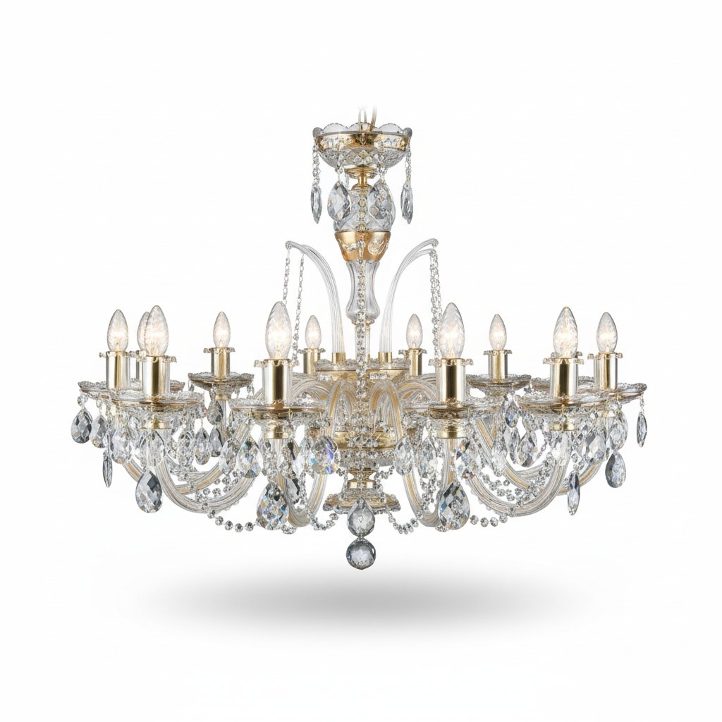 Bohemia Kristall Leuchte Lampen Decken Luster Decken Kronleuchter Leuchte