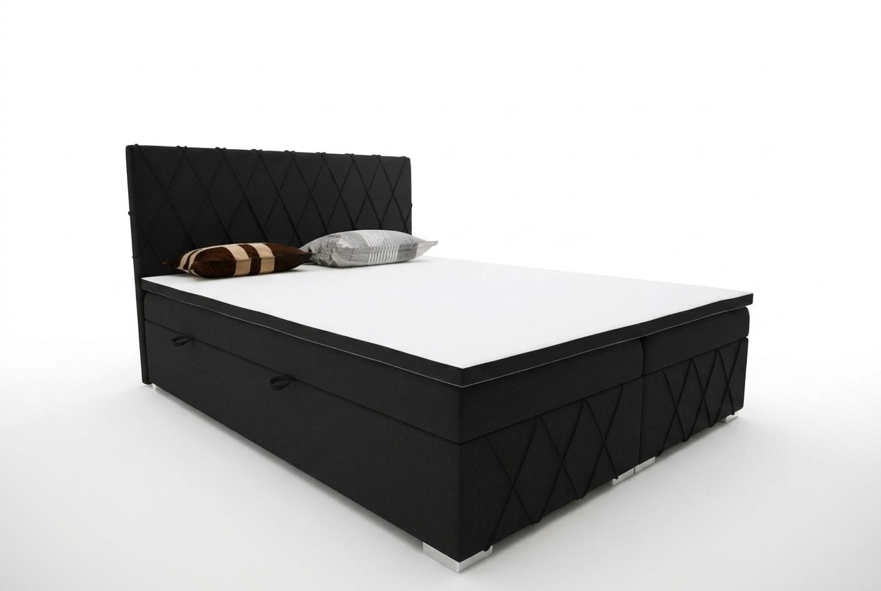 Boxspring Bett Hotel Doppel Luxus Betten Polster Bettkasten Funktion