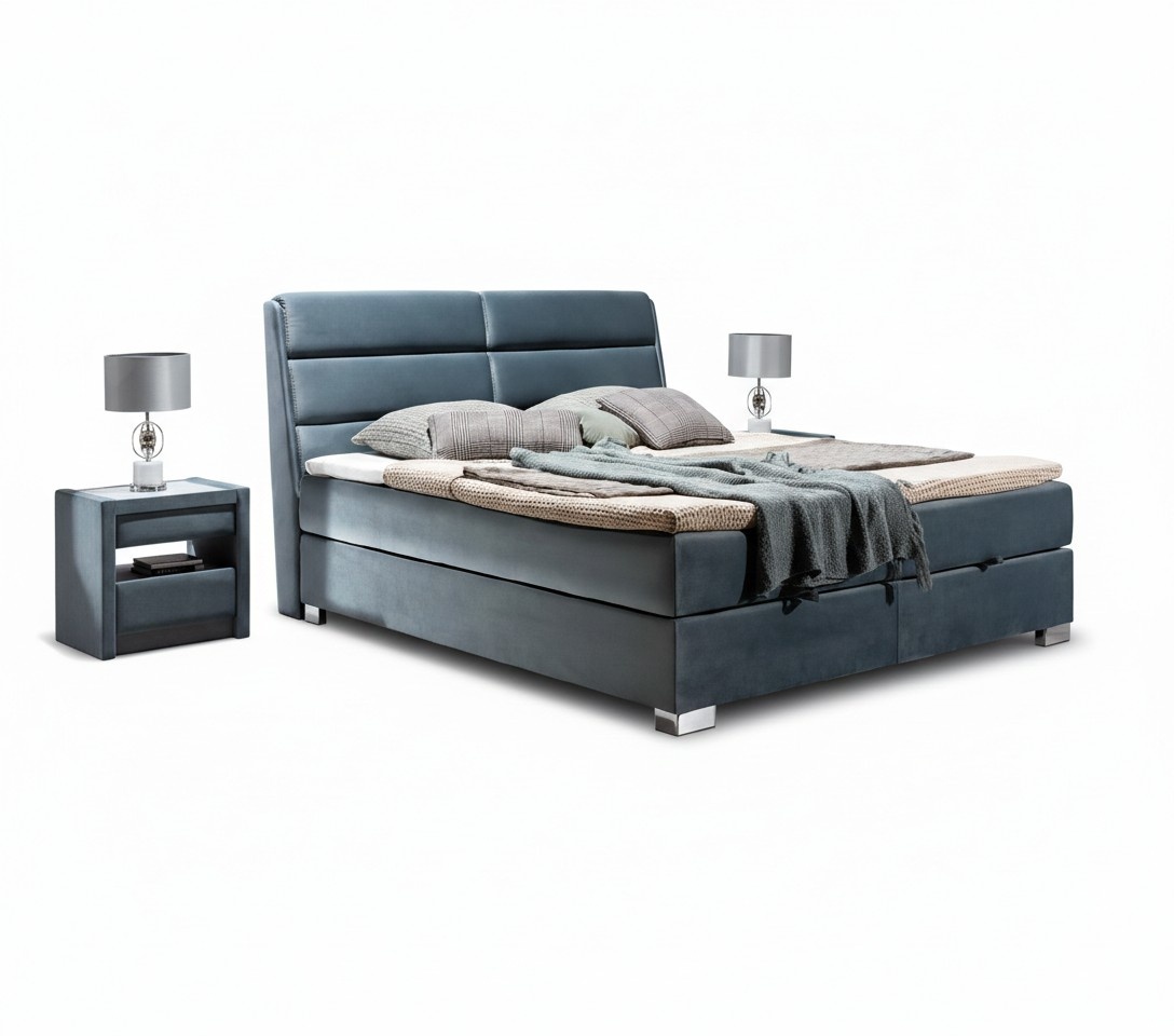 Boxspringbett Bett Hotel Luxus Betten Polster Doppelbett Ehe 140 160 180 x 200cm