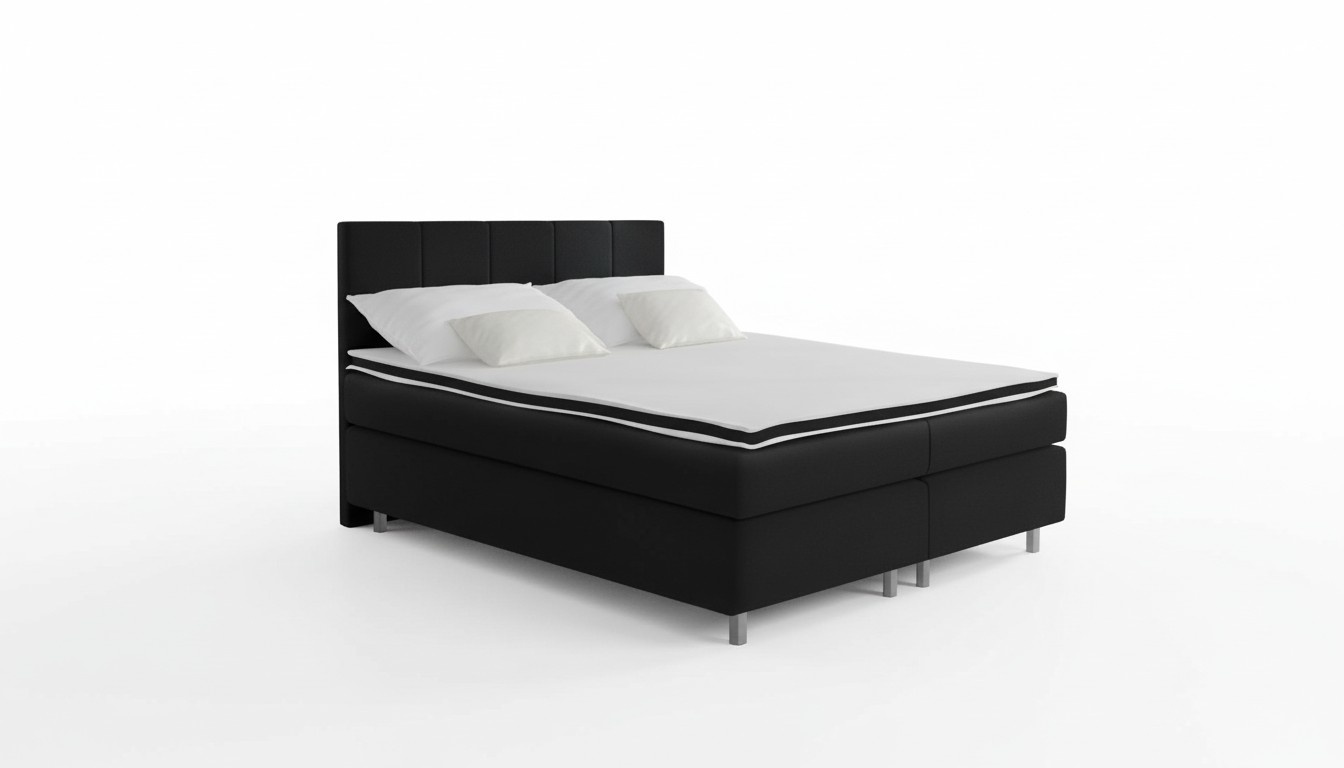 Boxspringbett Betten Bett Polster Kunstleder Designer Hotel Doppel Luxus Design