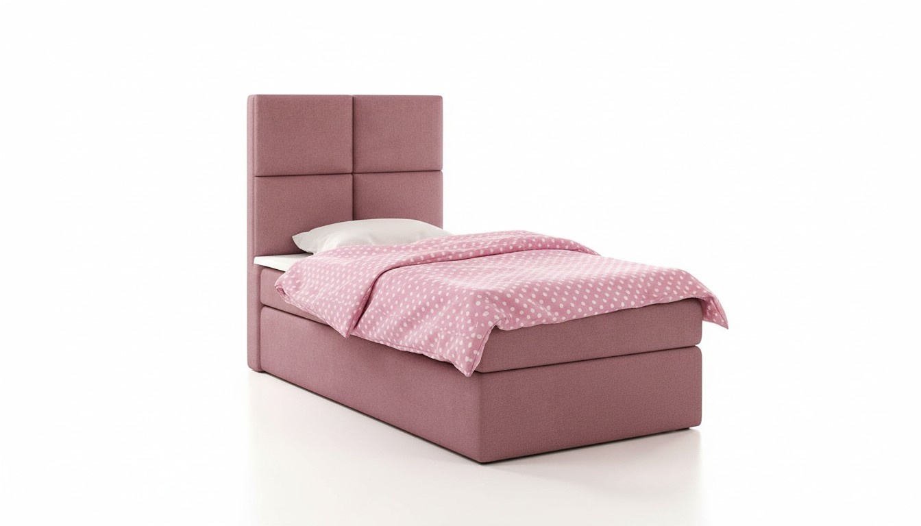 Hotel Bett Boxspring Blau Design Bett Big Polster Ehe Luxus Betten 80x200cm