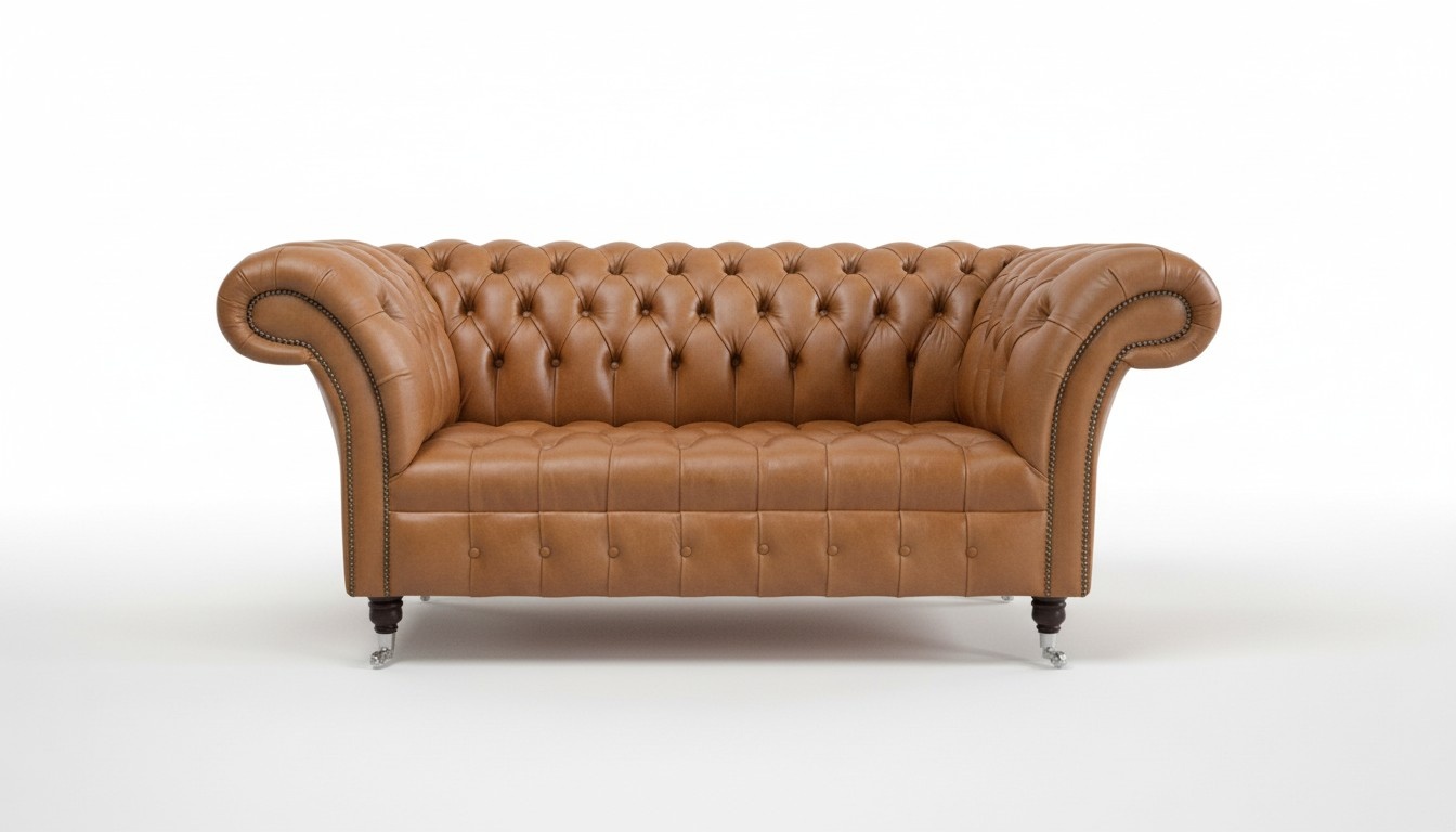Braune Designer Sofa Couch Polster XXL 2 Sitzer Big Sofas Couchen
