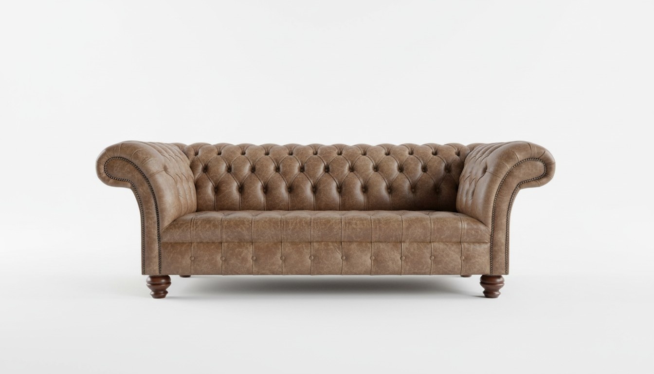 Braune Designer Sofa Couch Polster XXL 3 Sitzer Big Sofas Couchen
