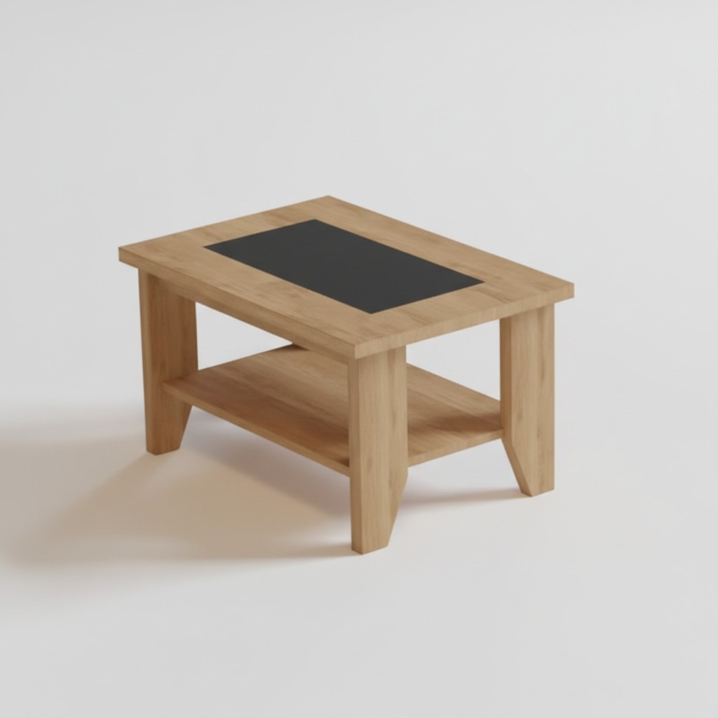 Brauner Couchtisch Designer Holz Möbel Wohnzimmer Designer Büro Tisch