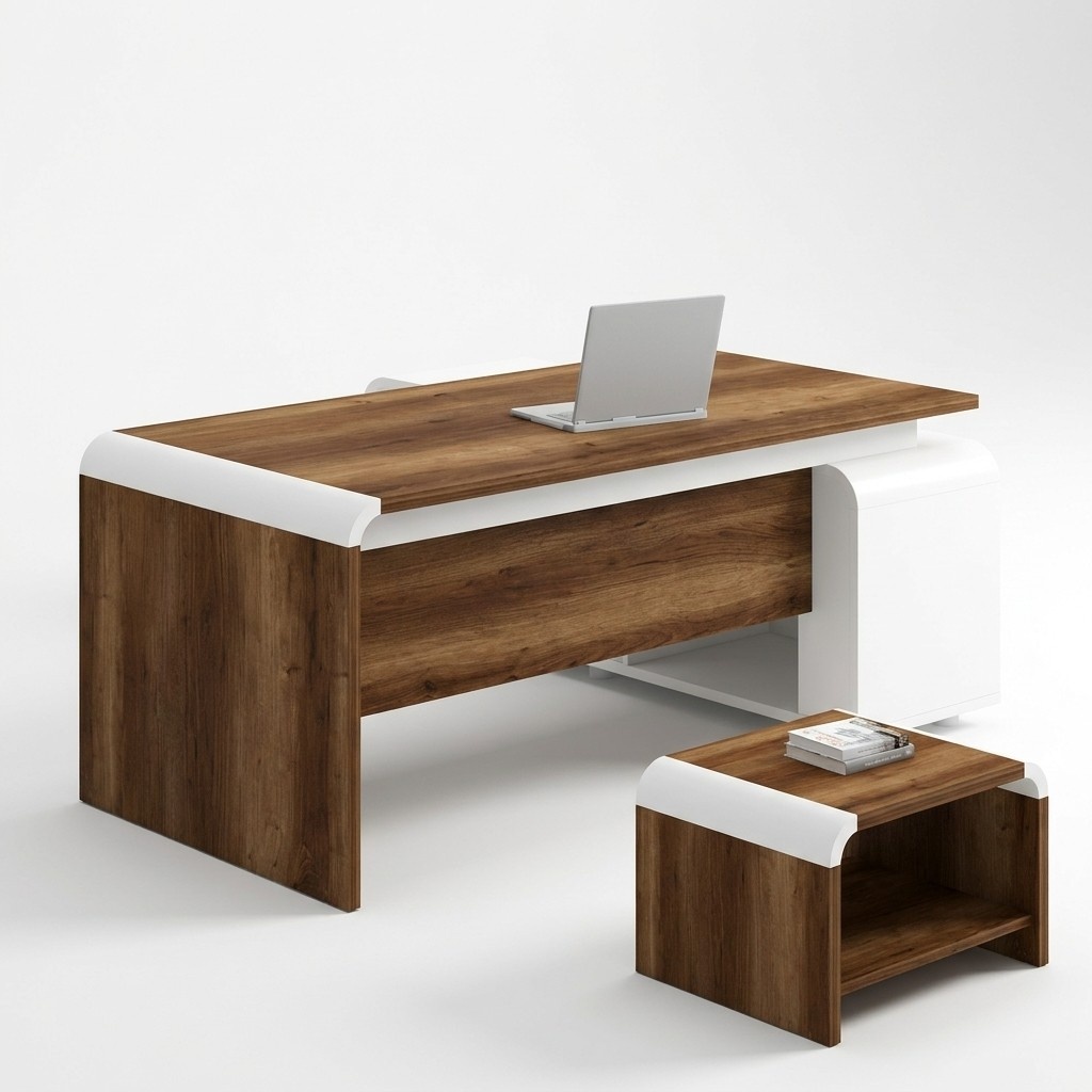 Brauner Office Schreibtisch Arbeitszimmermöbel Eckschreibtische