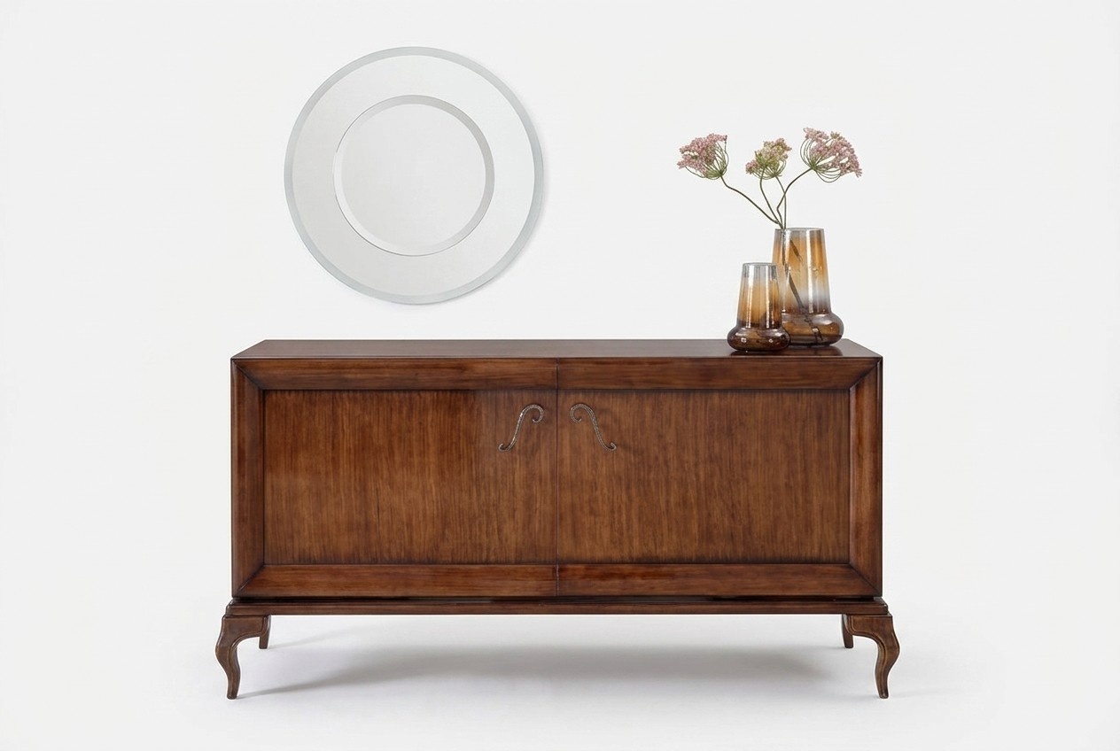 Braunes Sideboard Kommode Schränke Kommoden Holz Luxus Wohnzimmer