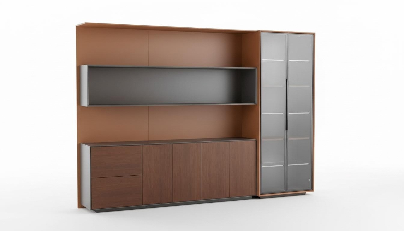 Bücher Akten Schrank Regal Wand Kanzlei Praxis Firmen Büro Möbel