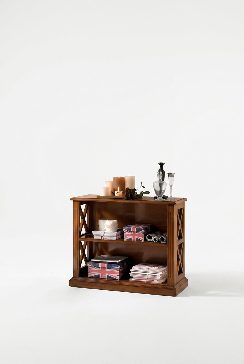 Bücher Regal braun Vitrinen Schrank Bücherschrank Vitrine Bücherregal Regale Neu1