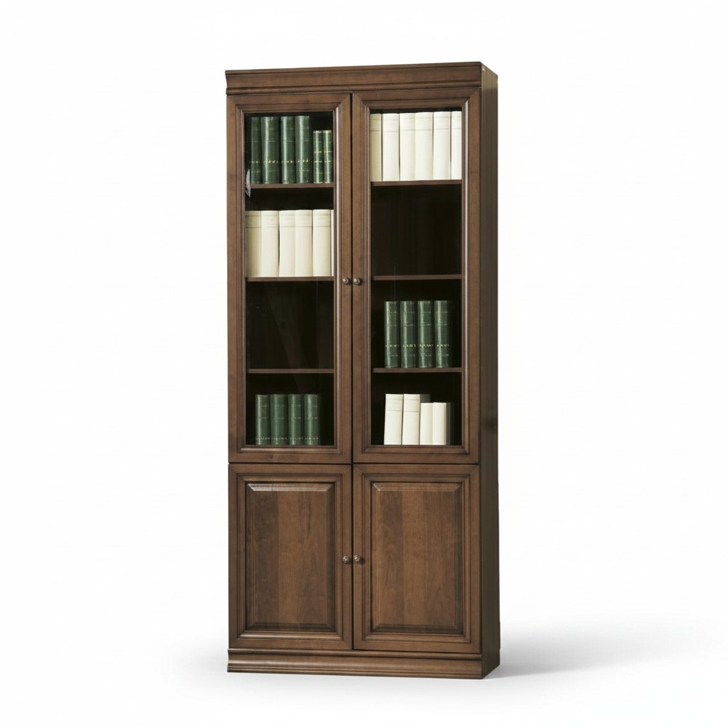 Bücherregal Bücherschrank Regalvitrine Vitrinenschrank Regal Bücherbord