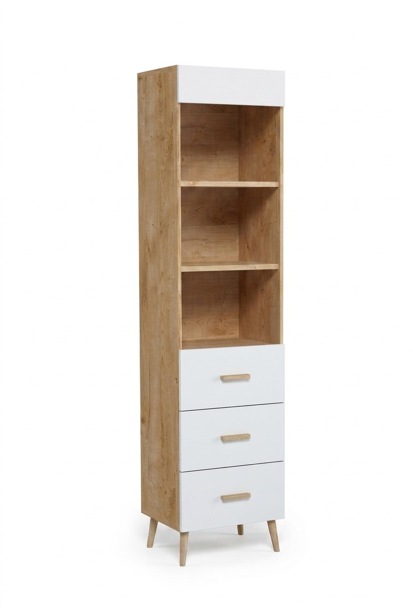Bücherregal Vitrine Vitrinenschrank Glasschrank Regal Holz Schrank Bücherschrank