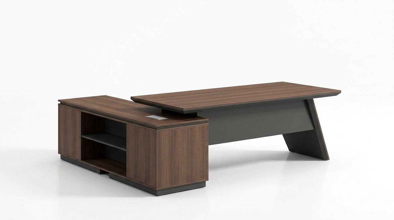 Büro Einrichtung Tisch mit Schubladen Arbeitszimmer Home Office