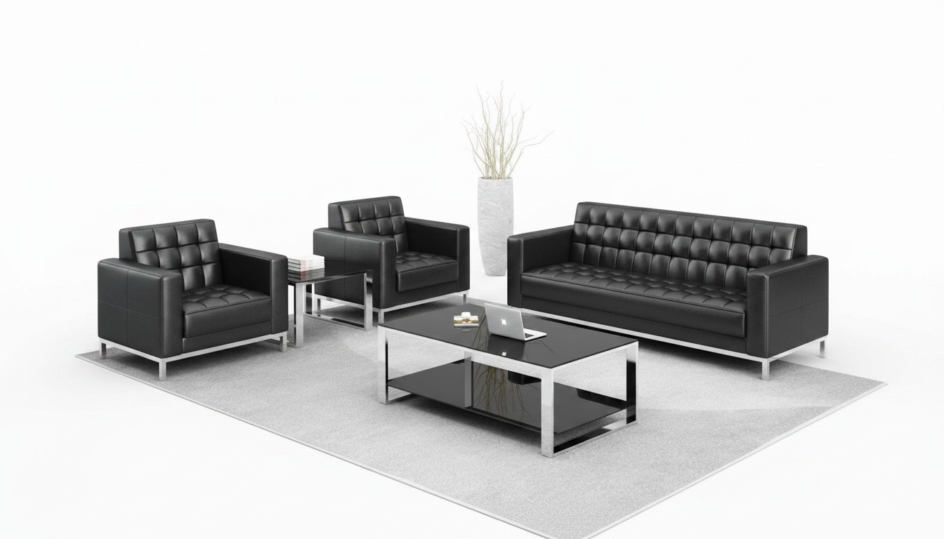 Büro Möbel Sofagarnitur 321 Sitzer Garnitur Polstersofa Sitz Design
