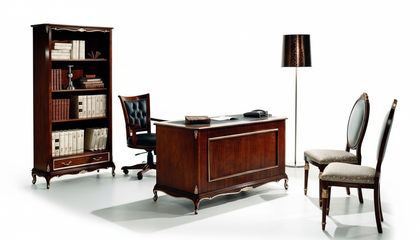 Büromöbel Tisch Schreibtisch Italienische Stil Möbel Echtes Holz Schreibtische