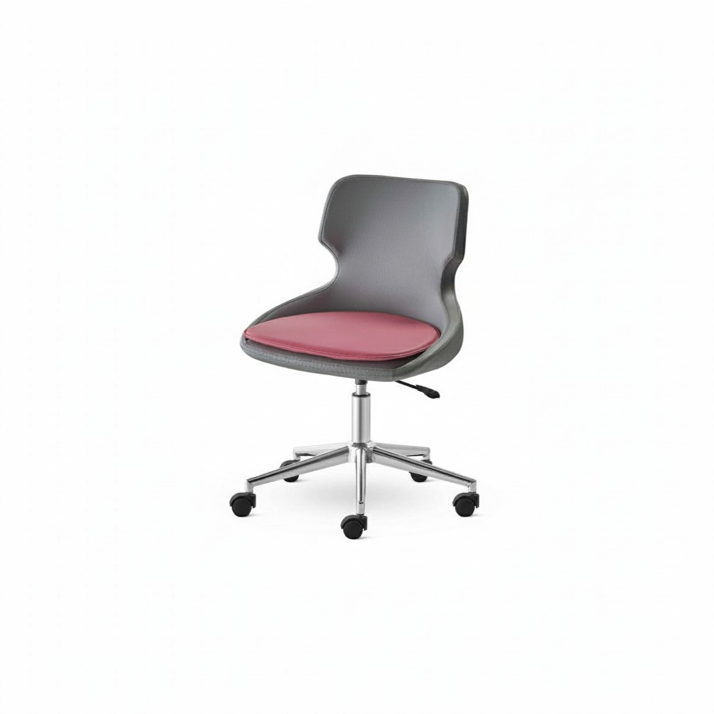 Bürostuhl Schwarz Mit Rollen Modern Design Foyer Diele Flur Arbeitszimmer