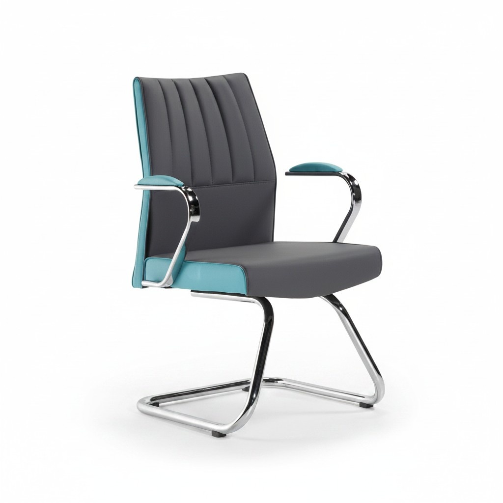 Bürostuhl Sessel Bürosessel Wohnzimmer Arbeitsstuhl Grau Moderne Möbel