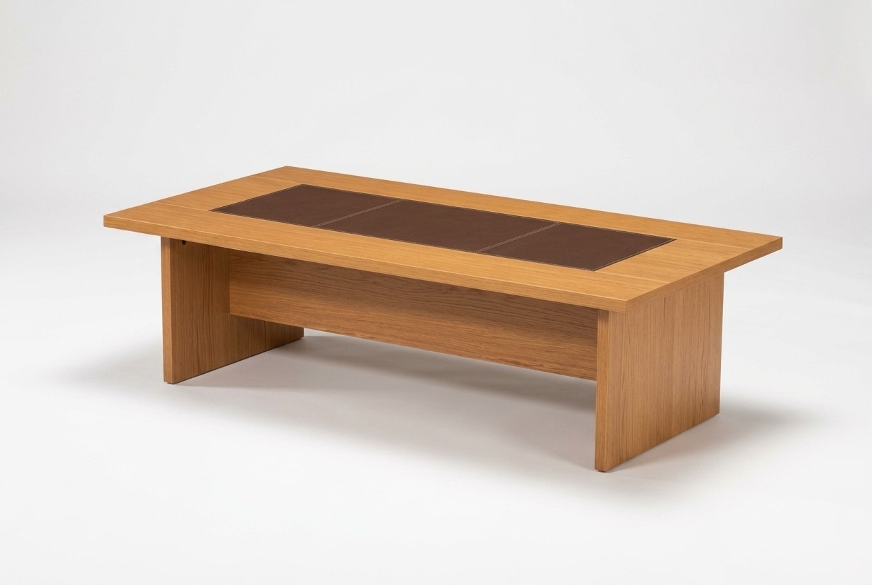 Bürotisch Konferenztisch Braun Einrichtung Design Besprechungstisch 240x120