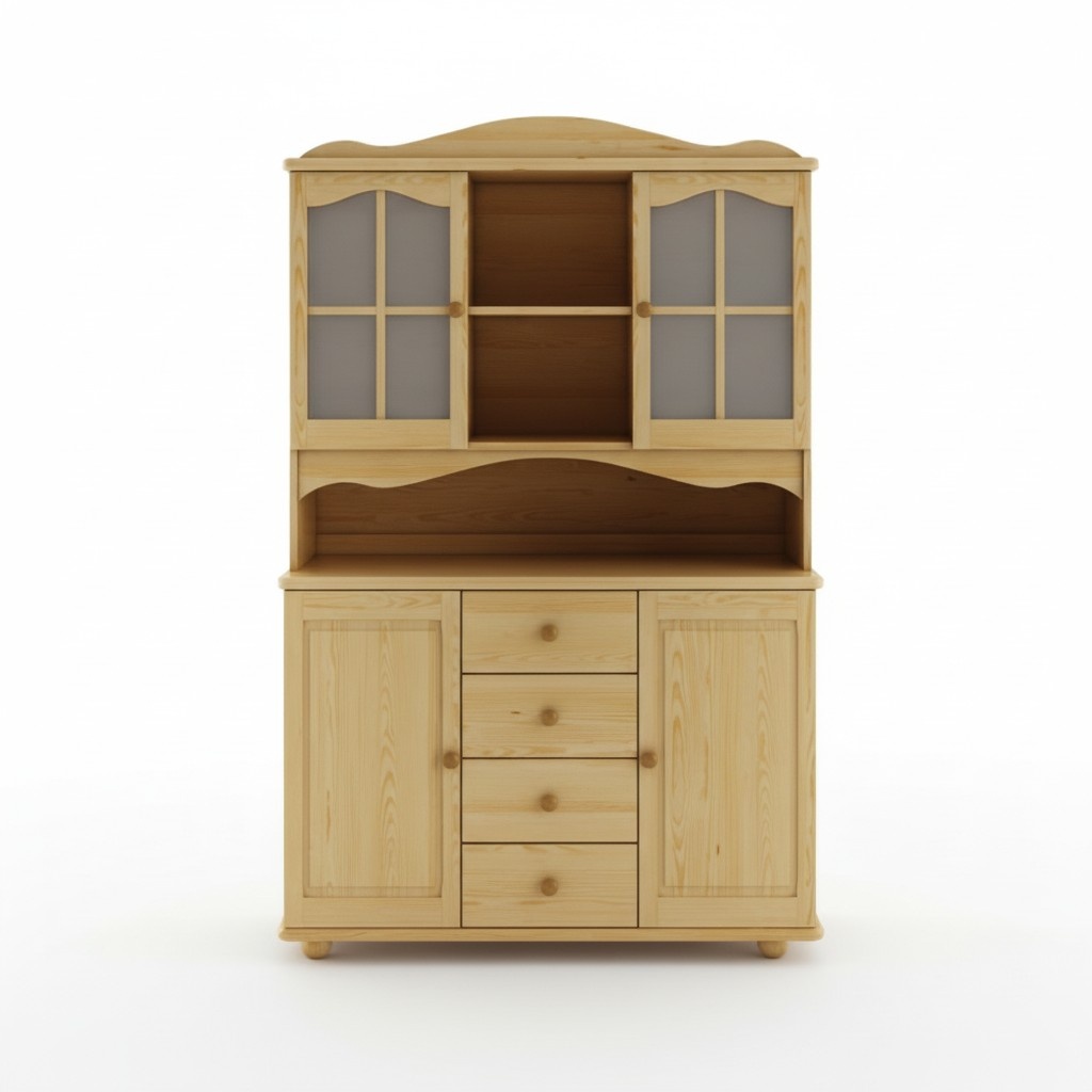 Buffet,Anrichte,Esszimmerschrank, Geschirrschrank Vollholz Schrank Holz Schränke
