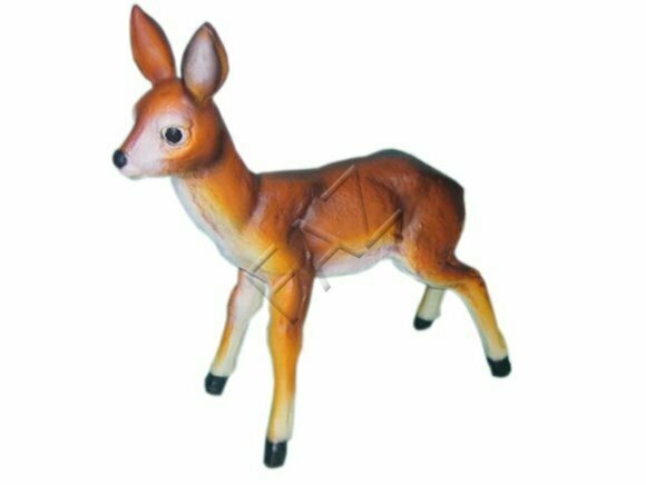 Hirsch Figur Garten Statue Skulptur Figuren Skulpturen Dekoration Deko
