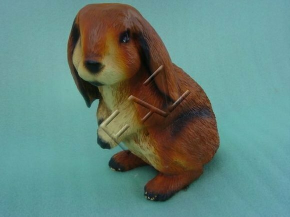 Design Hase Figur Garten Statue Skulptur Figuren Skulpturen Dekoration