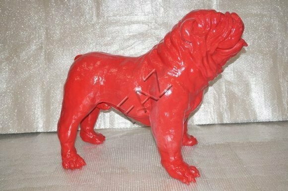 Design Figur Hund Statue Skulptur Figuren Skulpturen Dekoration Deko