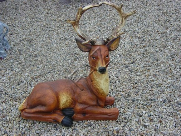Design Hirsch Figur Garten Statue Skulptur Figuren Skulpturen Dekoration