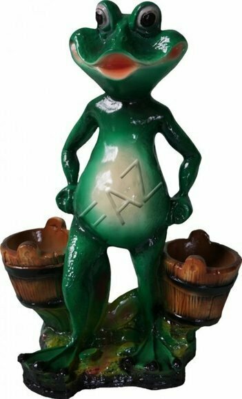 Design Frosch Figur Garten Statue Skulptur Figuren Skulpturen Dekoration