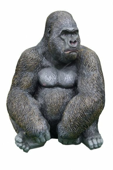 Design Gorilla Figur Statue Skulptur Figuren Skulpturen Garten Dekoration
