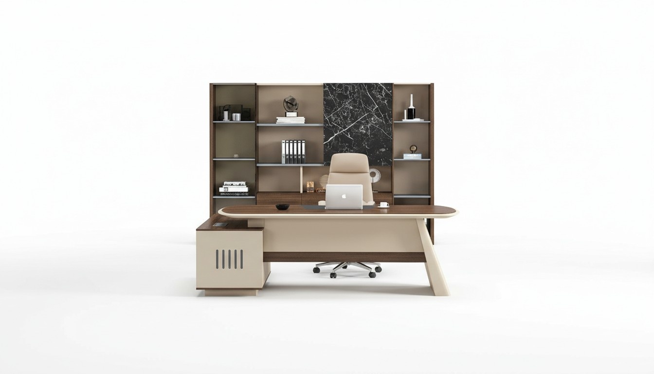 Chef Schreibtisch Eckschreibtische Büro Kanzlei Praxis Firmen Möbel Tische