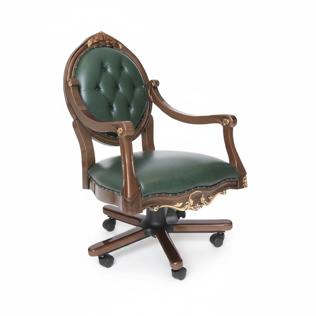 Chefsessel Stuhl Drehstuhl Chesterfield Schreibtischstuhl Rollstuhl Bürosessel