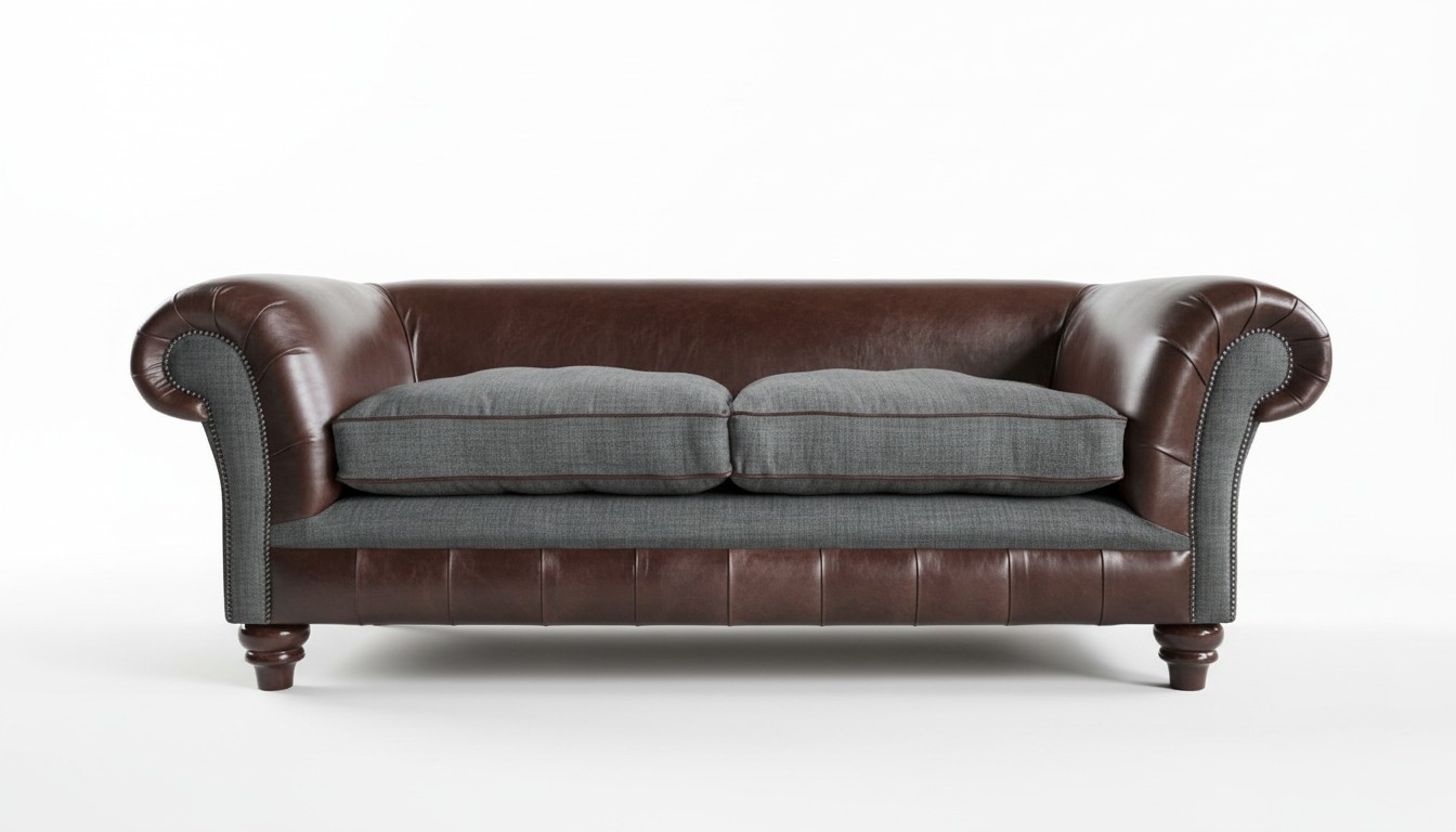 Cheserfield Samt Sofa 3 Sitzer Designer Couchen Couch Textil Stoff