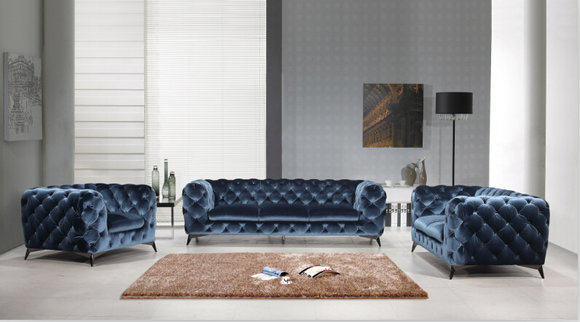 Design Chesterfield 3+2+1 Sofagarnitur Couch Polster Neu Luxus Sofa