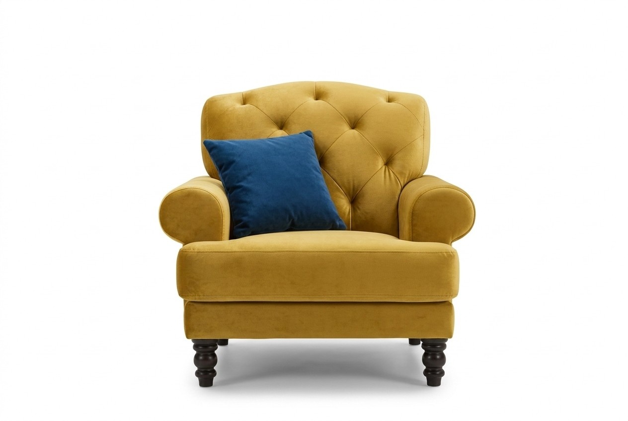 Chesterfield 1 Sitzer Relax Sessel Club Lounge Sofa Stuhl Fernseh Polster