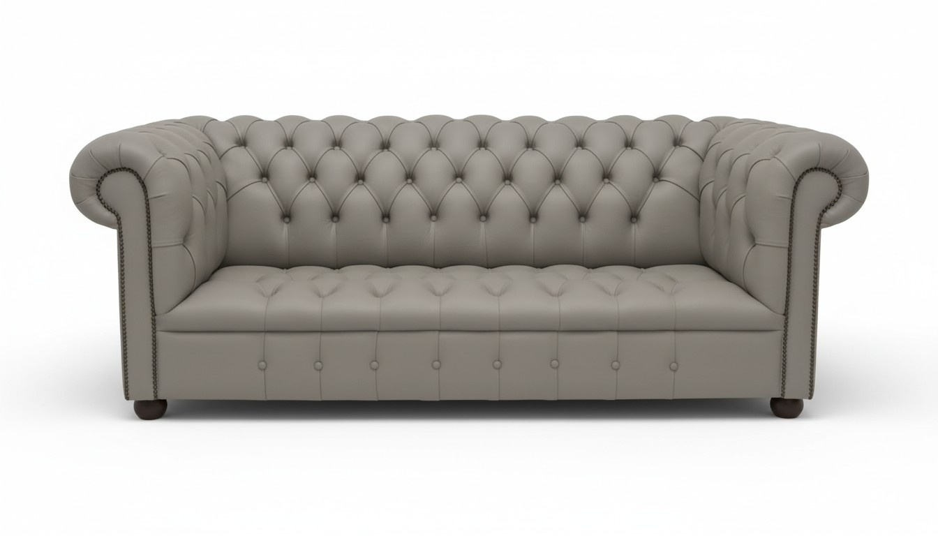Chesterfield 3er Sitz Polster Sofa Couch Wohnzimmer Möbel Sofas Textil