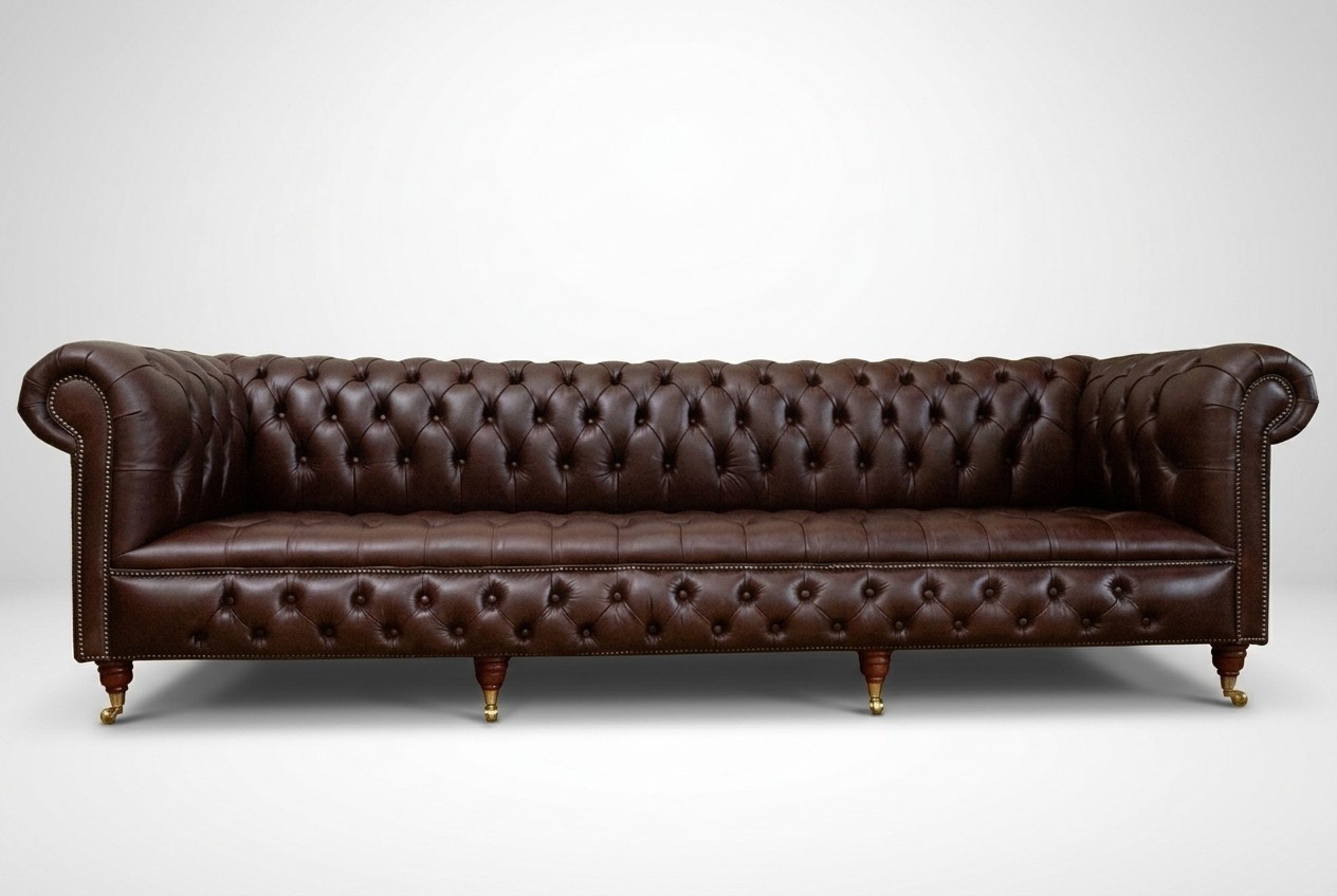 Chesterfield 4 Sitzers Klassische Luxus Barock Rokoko Sofa Couch