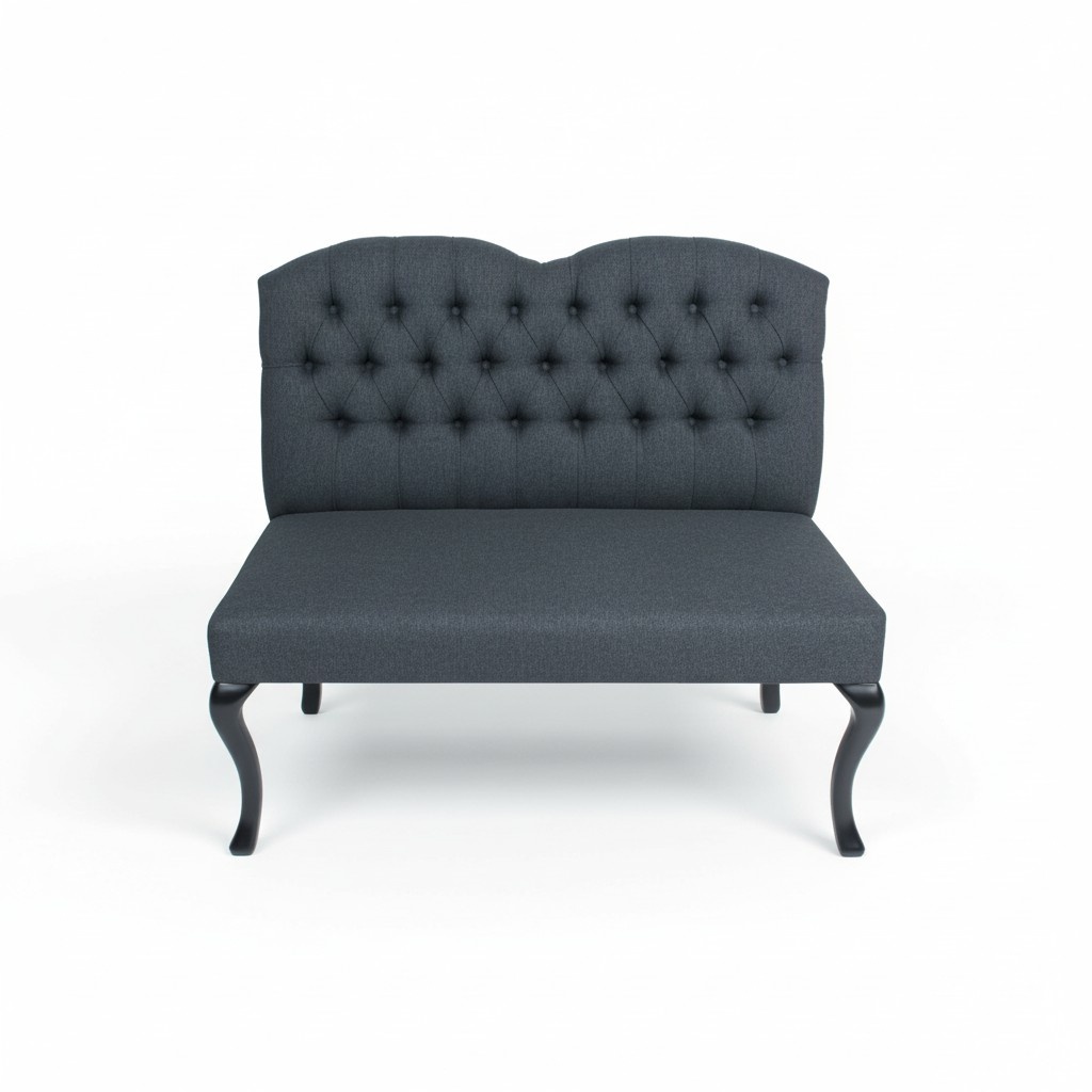 Chesterfield Bank Textil Sitz Bänke Restaurant Stoff Laden Sofa Leder Couch