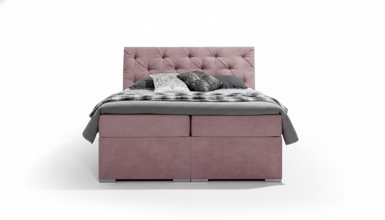 Chesterfield Bett Polsterbett Doppelbett Betten Big XXL Designer Luxus