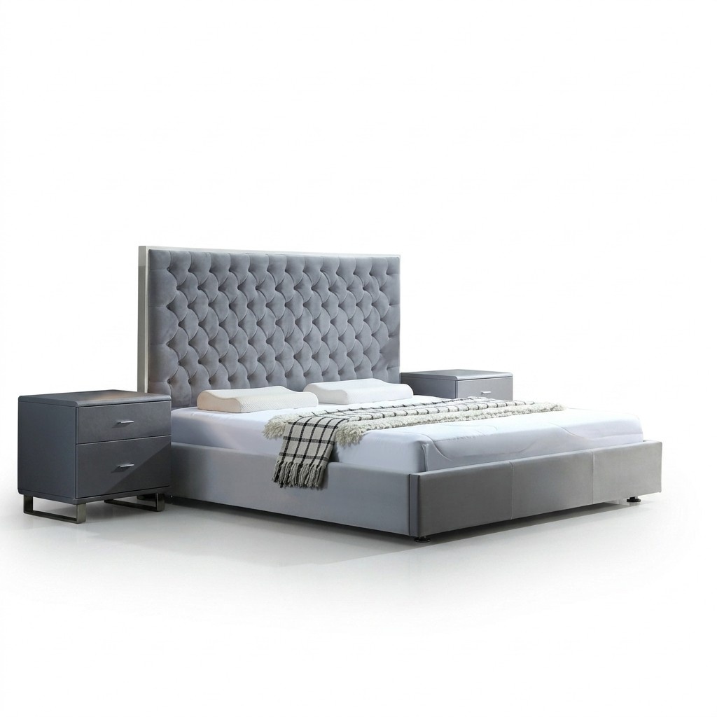 Chesterfield Bett Schlafzimmer Textil 180x200cm Design Betten Polster